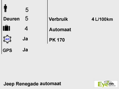 Jeep Renegade automatic NL